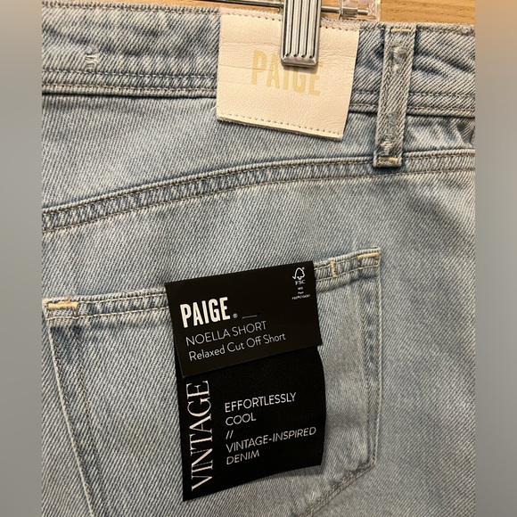 PAIGE Noella Relaxed Cut Off Shorts - Picture 4 of 5